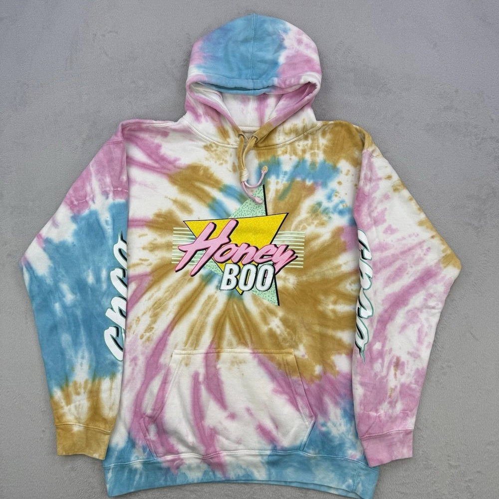 CNCO Hoodie Womens Small Honey Boo Tie Dye Hoodie Sweatshirt Streetwear‎ Sony